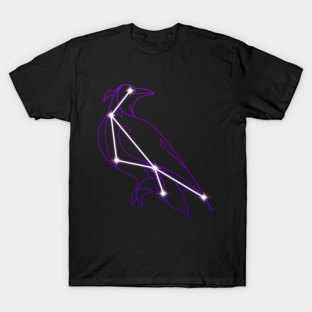 Corvus Constellation T-Shirt by GachaSlave